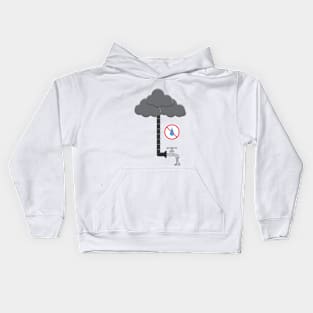 Rain Cloud Tap Kids Hoodie